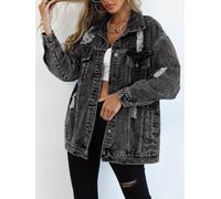 URPIZY Giacca da donna a maniche lunghe con bottoni e maniche lunghe | Design a maniche lunghe, due pratiche abbottonature sicure, ideale per le fresche serate estive