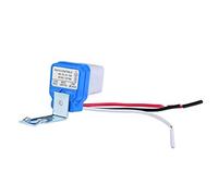 URPIZY Mini interruttore crepuscolare, sensore di luce Twilight Switch, sensore di controllo automatico della luce per esterni con interruttore della luce DC/AC 12 V/24 V/110 V/220 V 10 A