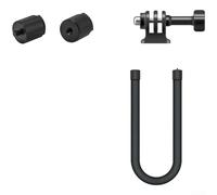 URPIZY Montatore adesivo flessibile per action camera con adattatore da 1/4", per supporto robusto per superfici curve, auto, per cruscotto, sci, immersioni, per DJI per Osmo per insta360 Set (B)