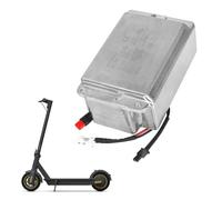 URPIZY Ninebot Max - Caricatore da incasso per scooter elettrico, in metallo, 117 x 71 x 43 mm, 670 g, colore: Argento