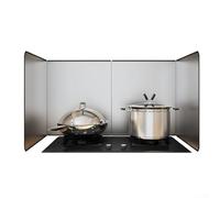 URPIZY Paraschizzi portatile, antiaderente, paraschizzi, pieghevole, per friggere, stufe, paraspruzzi da cucina (30 x 40 x 80 cm)