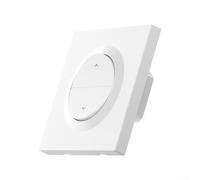 URPIZY Per Zigbee 3.0 Interruttore da parete per tapparelle Mini--ZBRBS-E, AC 100-240 V, 150 W, con amplificatore di segnale, 86 x 86 mm, bianco, 1 pezzo