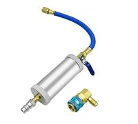 URPIZY R134A, condizionatori d'aria per auto, refrigerazione, kit di iniettore, in metallo, resistente ad alta pressione, strumento per riparazione auto, con valvola di intercettazione, 600-3000PSI