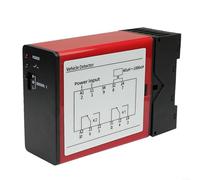 URPIZY Rilevatore di loop per veicoli da 240 V, per cancello e parcheggio, sensibilità/frequenza regolabile, soppressione delle interferenze, resistente al calore fino a 70 °C, montaggio su chiodi