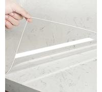 URPIZY Rotolo di plastica trasparente con retro adesivo, 60 x 300 cm, impermeabile, resistente all'olio, per mobili da cucina