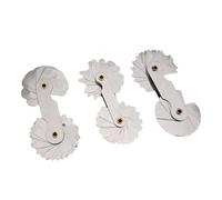 URPIZY Set di 3 conduttori a raggio, per misurazioni precise cavità e convesse, R1-6.5/R7-14.5/R15-25, ideale per utensili e stampi e lavoratori di macchinari