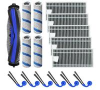 URPIZY Set di pezzi di ricambio per ECOVACS per DEEBOT X11 OmniCyclone: spazzola principale, mop a rullo, filtri HEPA e spazzole laterali, accessori per aspirapolvere robot (set annuale)