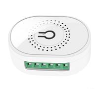 URPIZY Smart WiFi - Modulo interruttore per ventilatore da soffitto per Tuya, controllo vocale con 2,4 GHz, 85-250 V/5-150 W, colore: Bianco