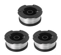URPIZY Strimmer - Bobina di ricambio per tagliabordi, 3 pezzi, per Black & Decker BESTA525 BESTA528 BESTA530 BESTE630 BD032