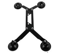 URPIZY Supporto a ventosa per Starlink Mini, in lega di alluminio, con 4 ventose per lucernari e lunotto posteriore, stabile e portatile, nero