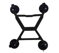 URPIZY Supporto a ventosa per Starlink Mini, montaggio per lucernario regolabile in metallo, fissaggio stabile per superfici in vetro curve e piatte in auto, nero