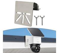 URPIZY Supporto in acciaio per fotocamera, materiale in acciaio inox resistente alle intemperie, con viti antiruggine, montaggio senza attrezzi per un'installazione esterna sicura, versatile per