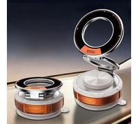 URPIZY Supporto per navigatore auto con magnete e ventosa a vuoto | Aspirazione automatica, rotazione a 360°, compatibile con la maggior parte dei modelli di telefoni cellulari e veicoli