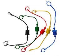 URPIZY Tappo Antipolvere Accoppiamento Rapido Idraulico Set 1/2 Pollice Profilo Piatto ISO5675 Gomma Plastica Copertura Per Connettori Maschio E Femmina A Trattori Escavatori Macchine Agricole (5PCS)