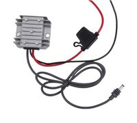 URPIZY Trasduttore DC DC da 12/24 V a 48 V 1,5 A 72 W, per mini router STARLINK, IP67, impermeabile, con protezione da sovratensione e surriscaldamento, con cavo DC da 1 m