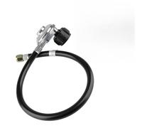 URPIZY Tubo regolatore di pressione per barbecue a gas propano 61 cm in gomma e ferro per un flusso di gas sicuro e uniforme durante la grigliata, adatto per modelli di barbecue a gas standard