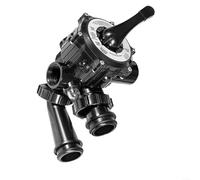 URPIZY Valvola multiport, montaggio laterale, filtro a sabbia SPX0710X32, per Hayward S200 S240, valvola di ricambio 1-1/2", colore nero