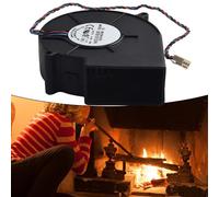 URPIZY Ventola radiale da 12 V con grande volume d'aria e cuscinetto a sfere di precisione a basso rumore, resistente al calore, per barbecue, aria calda e sistemi di scarico, alloggiamento in fibra