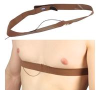 URSA - Cinghie pettorali a basso profilo, morbide, elastiche e traspiranti, per suono, teatro, matrimoni e altro ancora, Caramello, Taglia unica