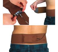 URSA - Cintura in vita con tasca laterale, colore: Caramello, M (73,7 cm - 106,7 cm)