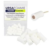 URSA - Custodie in schiuma per microfoni Lavalier - Coperture discrete per ridurre il rumore dei vestiti, proteggere dal sudore e dal vento leggero - Confezione da 12 (bianco)