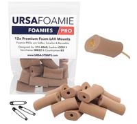 URSA Foamies: supporti in schiuma morbida per microfoni lav wireless | Accessori per microfono Lav | Si attaccano direttamente alla pelle o al costume | Rivestimento in schiuma per microfono - Si