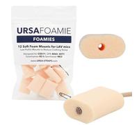 URSA Foamies: supporti in schiuma morbida per microfoni lav wireless | Accessori per microfono Lav | Si attacca direttamente alla pelle o al costume | Rivestimento in schiuma per microfono - Adatto