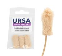 URSA - Maniche in peluche: progettate per essere utilizzate sotto i costumi per aiutare a mascherare i microfoni, ridurre il rumore dei vestiti e proteggere il microfono dal vento leggero. (Beige -