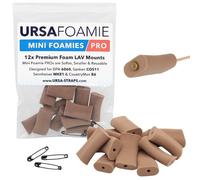 URSA - Mini supporti in schiuma morbida per microfoni lav wireless, da attaccare direttamente sulla pelle o sul costume. Adatto per SANKEN COS11, DPA 6060, Countryman B6, Sennheiser MKE1 (confezione