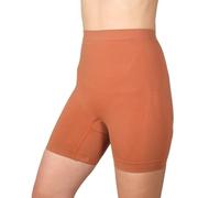 URSA Shorties: shapewear aderente da donna con 3 tasche per trasmettitore microfono. Confortevoli, a basso profilo e utilizzati sotto abiti stretti per esibizioni dal vivo, TV e lungometraggi, Marrone