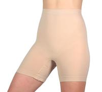 URSA Shorties: shapewear aderente da donna con 3 tasche per trasmettitore microfono. Confortevoli, a basso profilo e utilizzati sotto abiti stretti per esibizioni dal vivo, TV e lungometraggi, Beige,