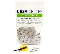 URSA Sticky Circles - x90 Cuscinetti adesivi adesivi per microfoni lavalier. Compatibile con Sennheiser, Sanken, Tascam, RODE e altro