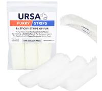 URSA - Strisce di pelliccia per microfoni Lavalier, cuscinetti in pelliccia super morbida per ridurre il fruscio dei vestiti e il rumore del tessuto, adesivo ipoallergenico, tagliato su misura