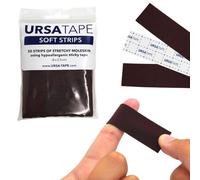 URSA Tape: Confezione da 30 strisce morbide ed elastiche di Moleskin applicate su nastro adesivo ipoallergenico, disponibile in quattro colori, Made in UK (marrone)