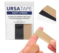 URSA Tape, Nastro Elastico in Tessuto di Fustagno, Confezione da 30 Strisce, Nastro Moda Resistente e Senza Residui per Tessuto, Scarpe, Pelle e Altro, MultiPack
