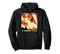URSS Comunista Capibara Soviet Un Amico del Popolo Felpa con Cappuccio