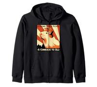 URSS Comunista Capibara Soviet Un Amico del Popolo Felpa con Cappuccio