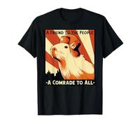 URSS Comunista Capybara Soviet Un amico Per Il Popolo Maglietta