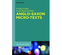 Ursula Lenker Anglo-Saxon Micro-Texts (Copertina rigida)