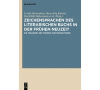 Ursula Rautenbe Zeichensprachen des literarischen Buchs in de (Copertina rigida)