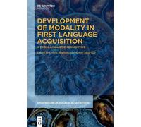 Ursula Stephany Development of Modality in First Language Acq (Copertina rigida)