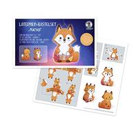 URSUS 18740001F - Set di Lanterne Artigianali Volpe, Set Completo per Realizzare la Propria Lanterna, Istruzioni Incluse, Ideale per processioni Festive o Come Decorazione Autunnale