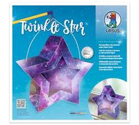 Ursus 18770007 - Twinkle Star Galaxie, Set Fai da Te per Una Stella Che può Essere utilizzata Come Lanterna o Luce Decorativa, Ideale per San Martino, trasloco o Come Decorazione Autunnale