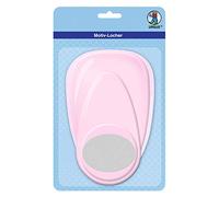 Ursus 19460088 - Perforatrice a Leva Jumbo, Ovale, ca. 76,2 mm, Rosa