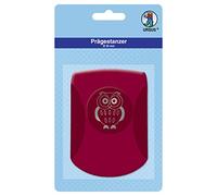 Ursus 19670092 - Fustella a Forma di Gufo, ca. 32 mm, Colore: Rosa