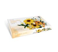 URSUS 27040001F-Set Fai da Te ciniglia Gialla, per Realizzare Un Bouquet di Fiori, ad Esempio Girasole, camomilla, Felce e physalis, Paper, Multicolor, Normal