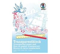 Ursus 2734600 - Trasparente Block A4, 65 G/mq, 25 Fogli, Bianco