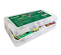 URSUS 43110099 - Magneti con numeri e simboli, 90 pz, in scatola di plastica, colori assortiti e misure da 1,5 a 4,4 cm