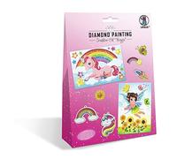 Ursus 43510001 - Set Creativo Diamond Painting Creative Magic, Set Fai da Te per Bambini per Creare Immagini, ciondoli e Adesivi con Diamanti