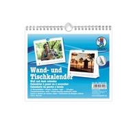 Ursus 5460000 - Calendario da parete e da tavolo bianco, in cartoncino, 170 g/m², 12 pagine mensili, formato 16,5 x 14 cm, per progettare e realizzare calendari fotografici personalizzati